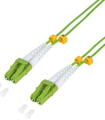 LogiLink LWL Patchkabel, LC-Duplex - LC-Duplex, OM5, 0,5 m