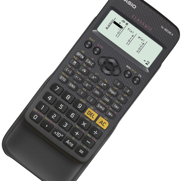 CASIO schoolrekenmachine FX-82DE X ClassWiz, batterijvoeding