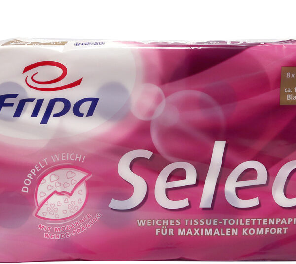 Fripa toiletpapier Select, 4-laags, hoogwit