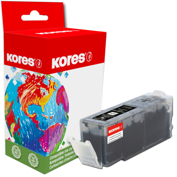 Kores inktcartridge G1576BK vervangt Canon PGI-580XL, zwart