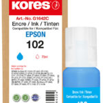 Kores EcoTank inkttank G1642C vervangt EPSON 102, cyaan