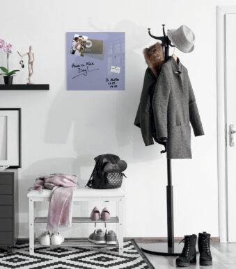 sigel glas-magneetbord Artverum, lavendel, (B)480 mm