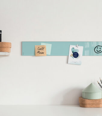 sigel glas-magneetbord Artverum, aquamarijn, (B)120 mm