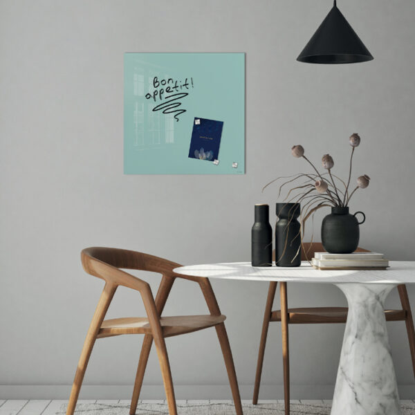 sigel glas-magneetbord Artverum, aquamarijn, (B)480 mm