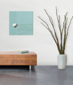 sigel glas-magneetbord Artverum, aquamarijn, (B)480 mm