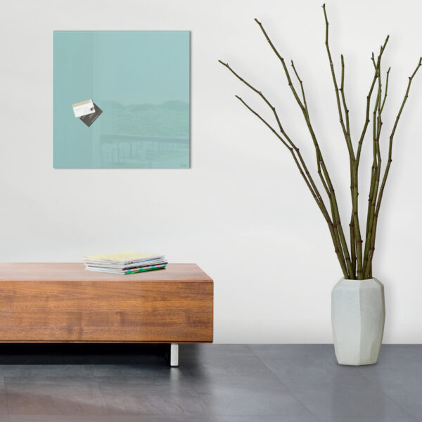 sigel glas-magneetbord Artverum, aquamarijn, (B)480 mm