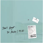 sigel glas-magneetbord Artverum, aquamarijn, (B)480 mm