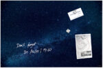 sigel glas-magneetbord Artverum Design Galaxy, (B)600 mm