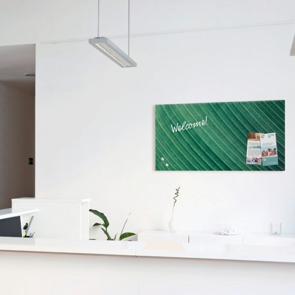 sigel glas-magneetbord Artverum Design Palm Leaf, (B)910 mm