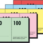 sigel nummerblock 1-100, 105 x 50 mm, 100 vel