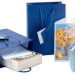 sigel geschenktas, met matte lak, grootte: S, ultramarijnblauw