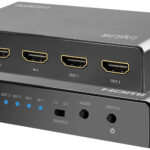 LogiLink 4K/60 Hz HDMI-Switch, 2x 2-voudig, bidirect, zwart
