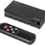 LogiLink 4K/60 Hz HDMI Switch, 4-voudig, zwart