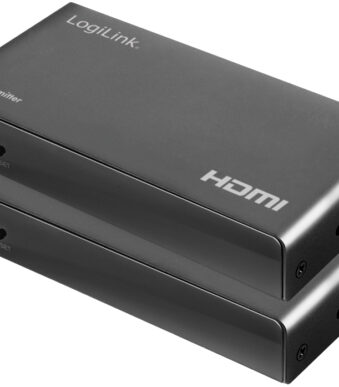 LogiLink HDMI Extender Set via LAN/KVM/2xUSB-A/1080p/HDCP/
