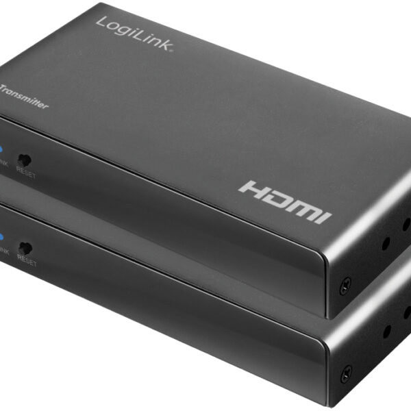 LogiLink HDMI Extender Set via LAN/KVM/2xUSB-A/1080p/HDCP/
