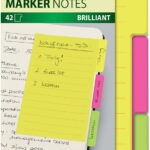 sigel zelfklevende tabs, van papier, 42 vel