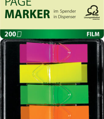 sigel kleefstrips ´Z-Marker´ folie Mini Neon, 12 x 45 mm