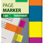 sigel kleefstrips folie, 50 x 20 mm, 160 vel