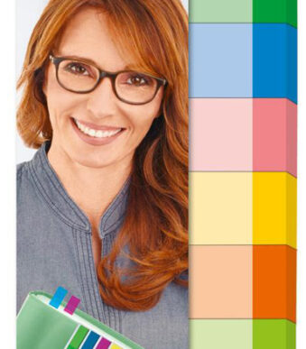 sigel kleefstrips Multicolor, 50 x 15 mm, 500 vel