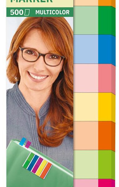sigel kleefstrips Multicolor, 50 x 15 mm, 500 vel