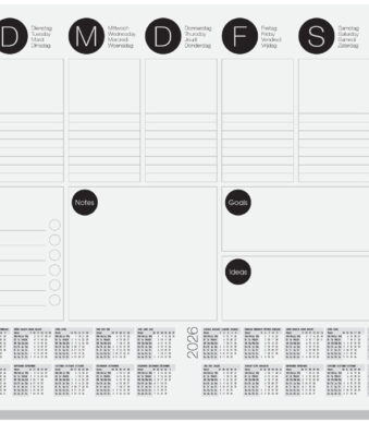 sigel papier-schrijfonderlegger, DIN A3, zwart / wit