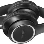 LogiLink Stereo Headset High Quality, met microfoon, zwart