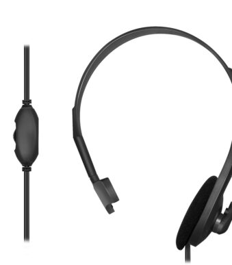 LogiLink Mono Headset, met microfoon, 3,5 mm Jackplug
