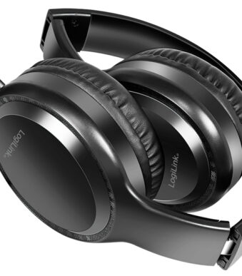 LogiLink Stereo Headset, met microfoon, zwart