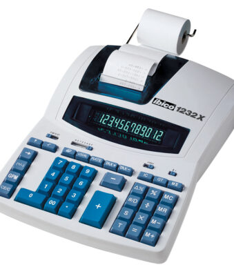 ibico Bureau calculator met papierrol 1232X professioneel