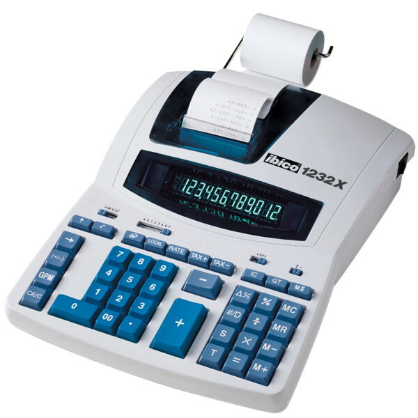 ibico Bureau calculator met papierrol 1232X professioneel