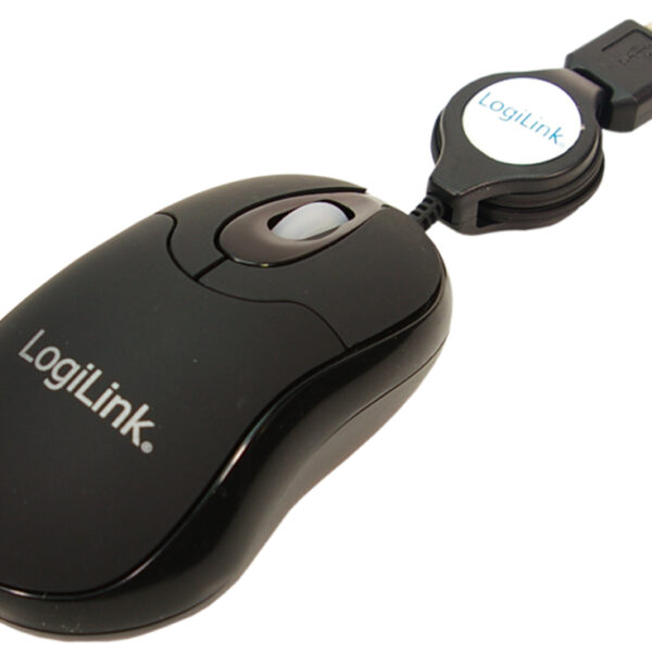 LogiLink Optische Mini Notebook muis met Kabel
