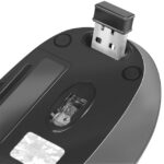 LogiLink optische Mini muis, draadloos, USB dongle, zwart