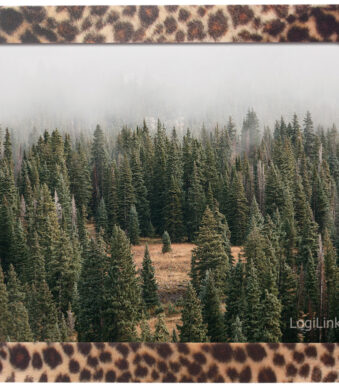 LogiLink muispad met fotovak ´Luipaard´