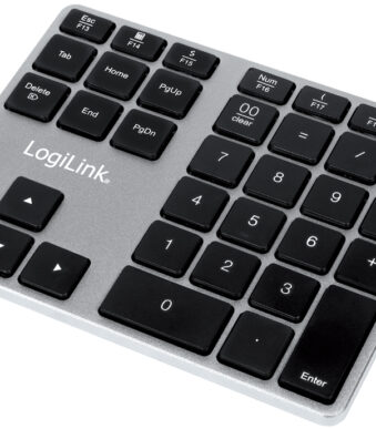 LogiLink Bluetooth V3.0 numeriek blok, aluminium, draadloos
