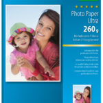 sigel Ultra-fotopapier, 10 x 15 cm, hoogglanzend, 260 g/m2, 24 vel