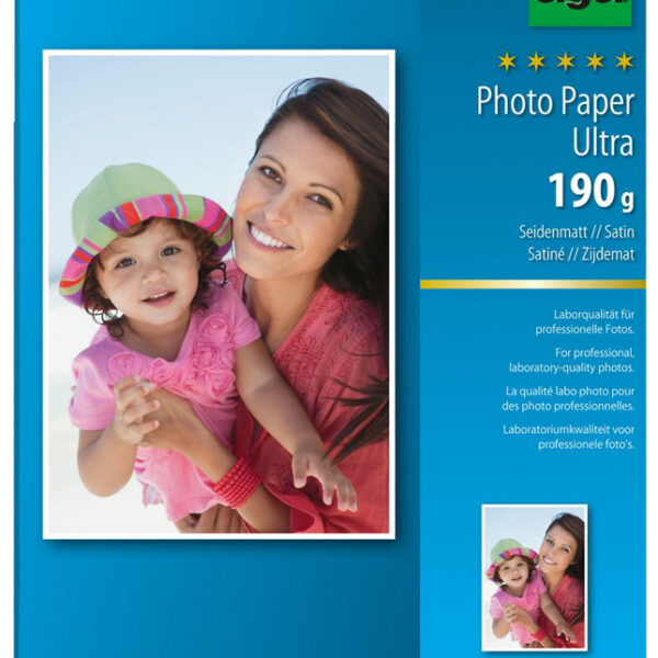 sigel Ultra-fotopapier, A4, zijdemat, 190 g/m2, 20 vel