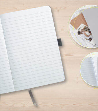 sigel notitieboek Jolie Flair, kunstleer, DIN A6, roestbruin