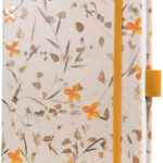 sigel notitieboek Jolie 'Bloom Yellow', 174 pagina's, 135 x 203 mm