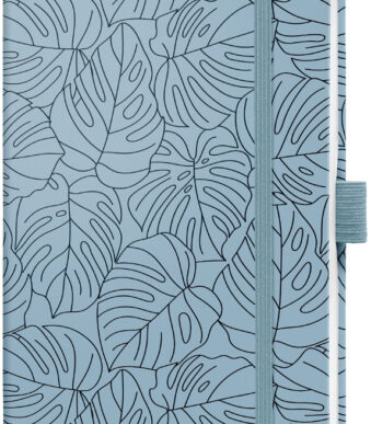 sigel notitieboek Jolie Beauty 'Blue Monstera', DIN A5