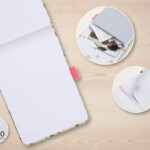 sigel notitieblok Jolie Beauty 'Winter Linear Leaves', A6+