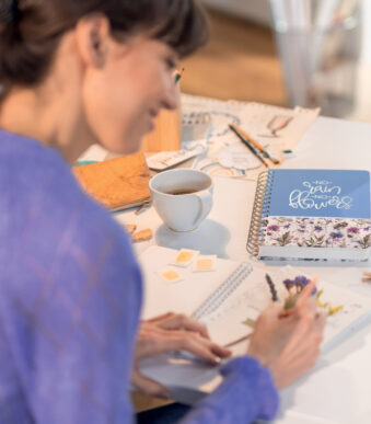 sigel spiraalboek Jolie Inspire 'Batik Holi', DIN A5