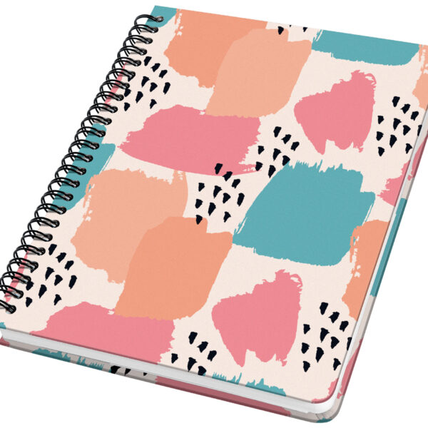 sigel spiraalboek Jolie Inspire 'Brush Marks', 162 x 215 mm, punt-liniatuur, 120 pagina's