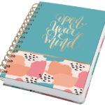 sigel spiraalboek Jolie Inspire 'Brush Marks', 168 x 215 mm, punt-liniatuur, 240 pagina's