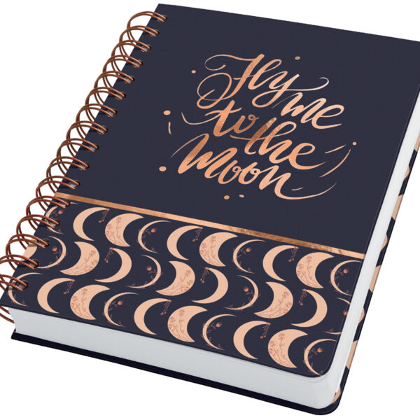 sigel spiraalboek Jolie Inspire 'Moonlight Melody', DIN A5