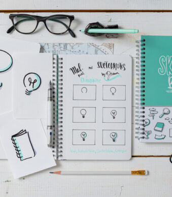 sigel spiraal-notitieboek Jolie 'SKETCH Book', DIN A5, mint