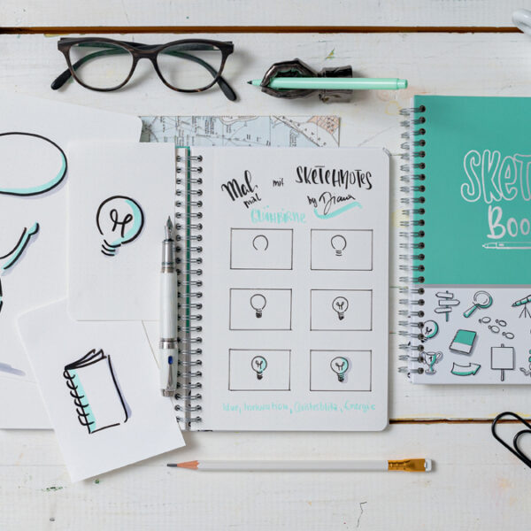 sigel spiraal-notitieboek Jolie 'SKETCH Book', DIN A5, mint