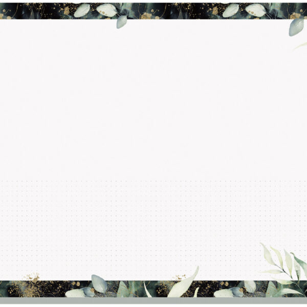 sigel papieren schrijfonderlegger Jolie 'Glamorous Leaves', A3