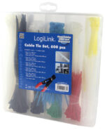 LogiLink kabelbinder-set, assorti, nylon, 600 stuks