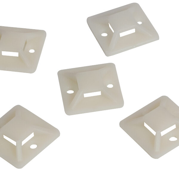 LogiLink kabelbinderhouders, 19 x 19 mm, naturel