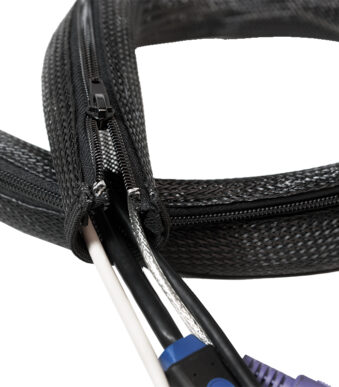 LogiLink kabelbundel-slang, 1,0 m, capaciteit: 30 mm, zwart